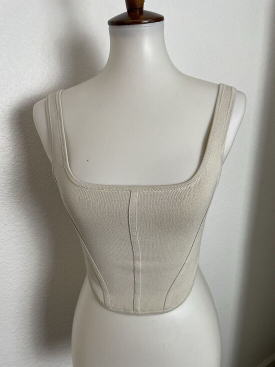 Aritzia Tops - Aritzia Babaton Tank Top Natalie Sculpt Bustier Corset Romantic Coquette